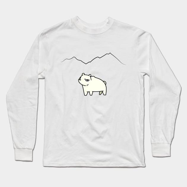 Save the cute polar bears Long Sleeve T-Shirt by Radi-SH